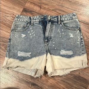Denim Distressed Women's Shorts